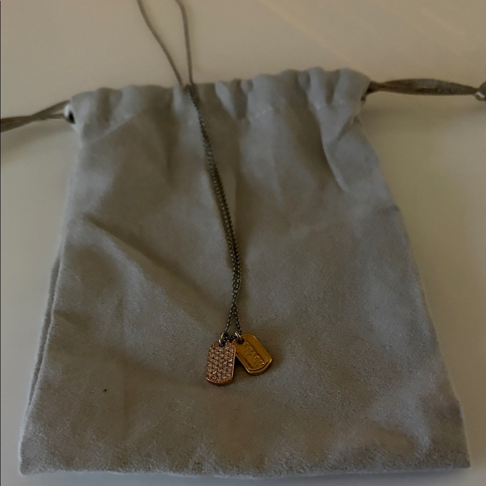 Coach Gold and Silver Necklace